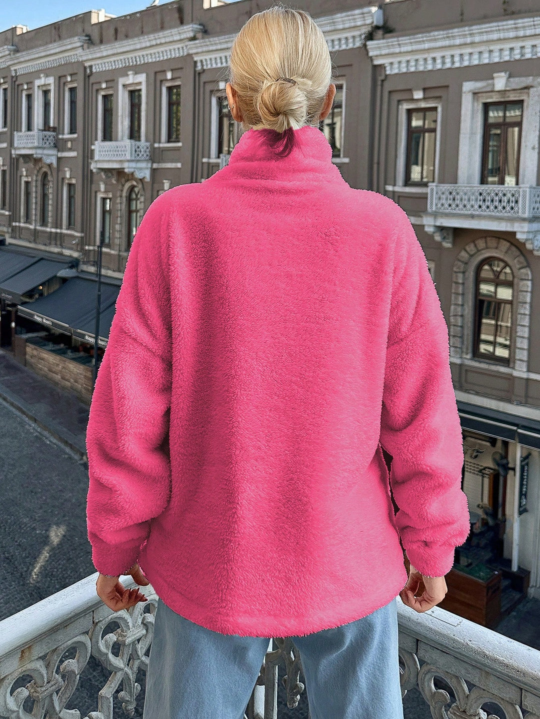 SHEIN Jacket, Pink