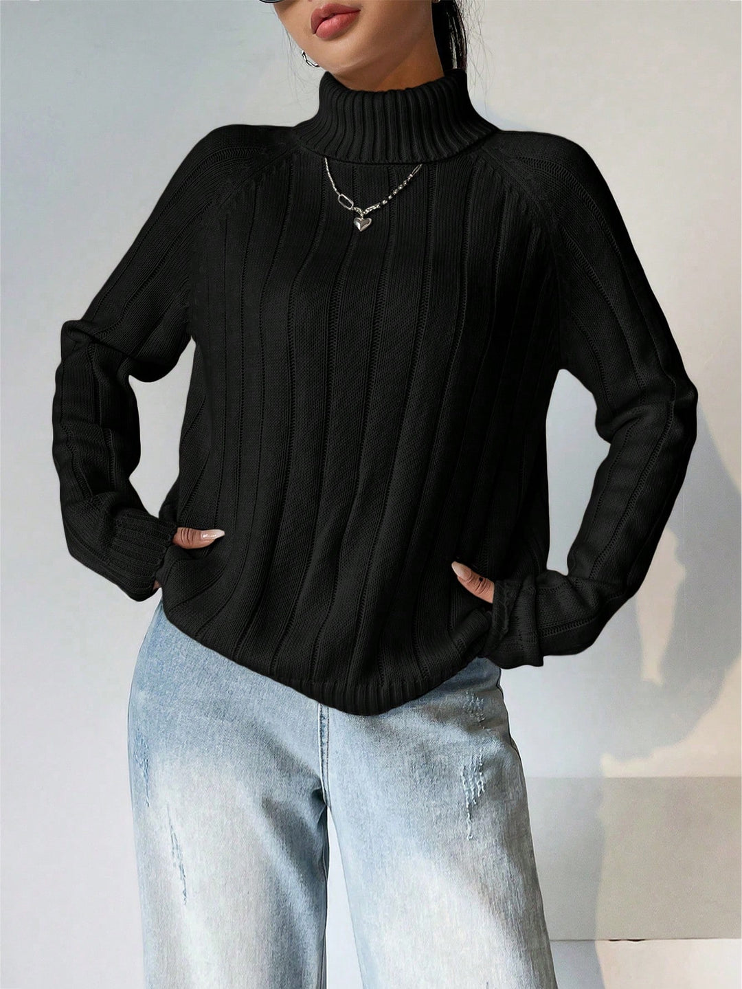 Pulover SHEIN, negru