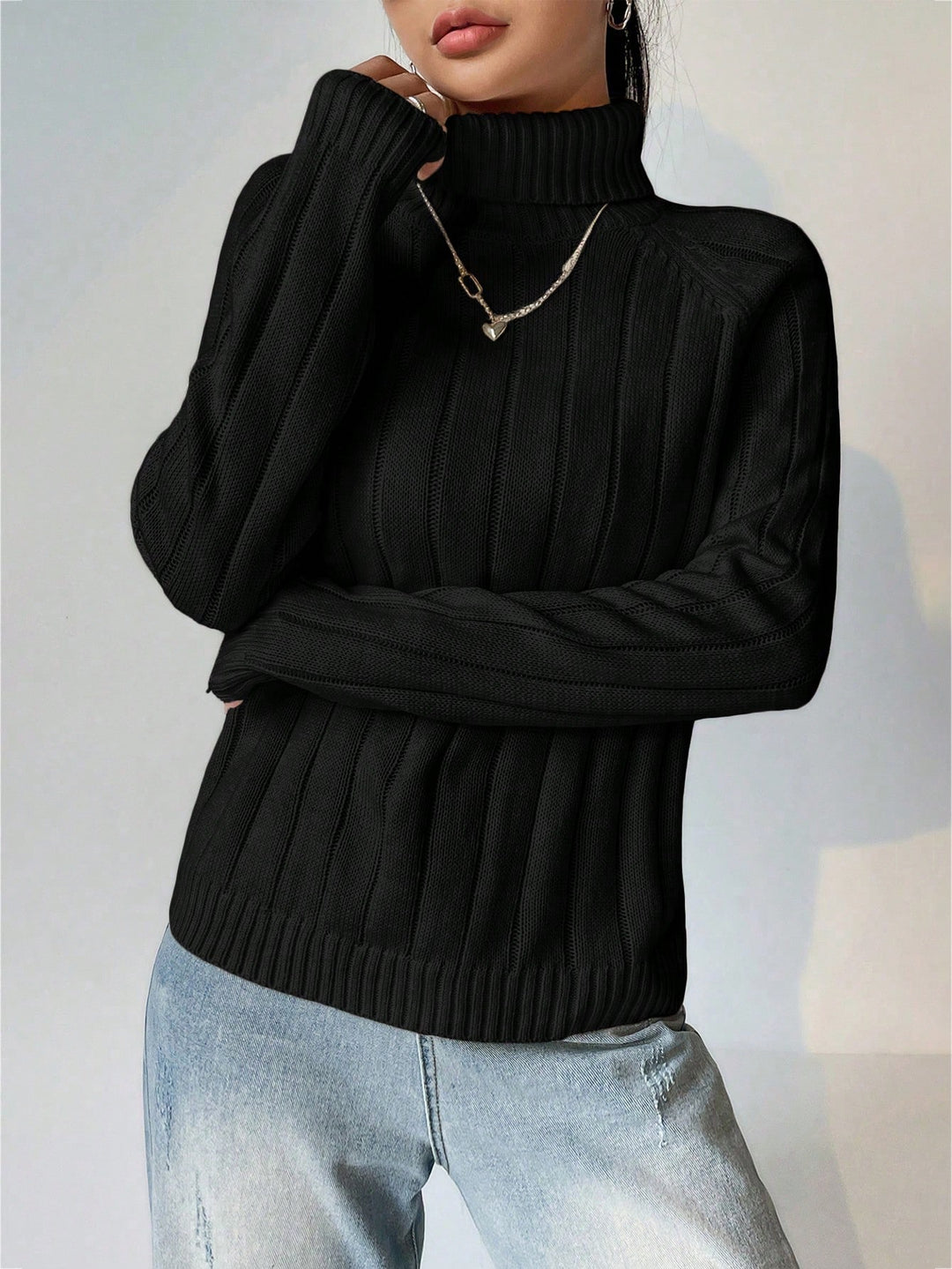 Pulover SHEIN, negru