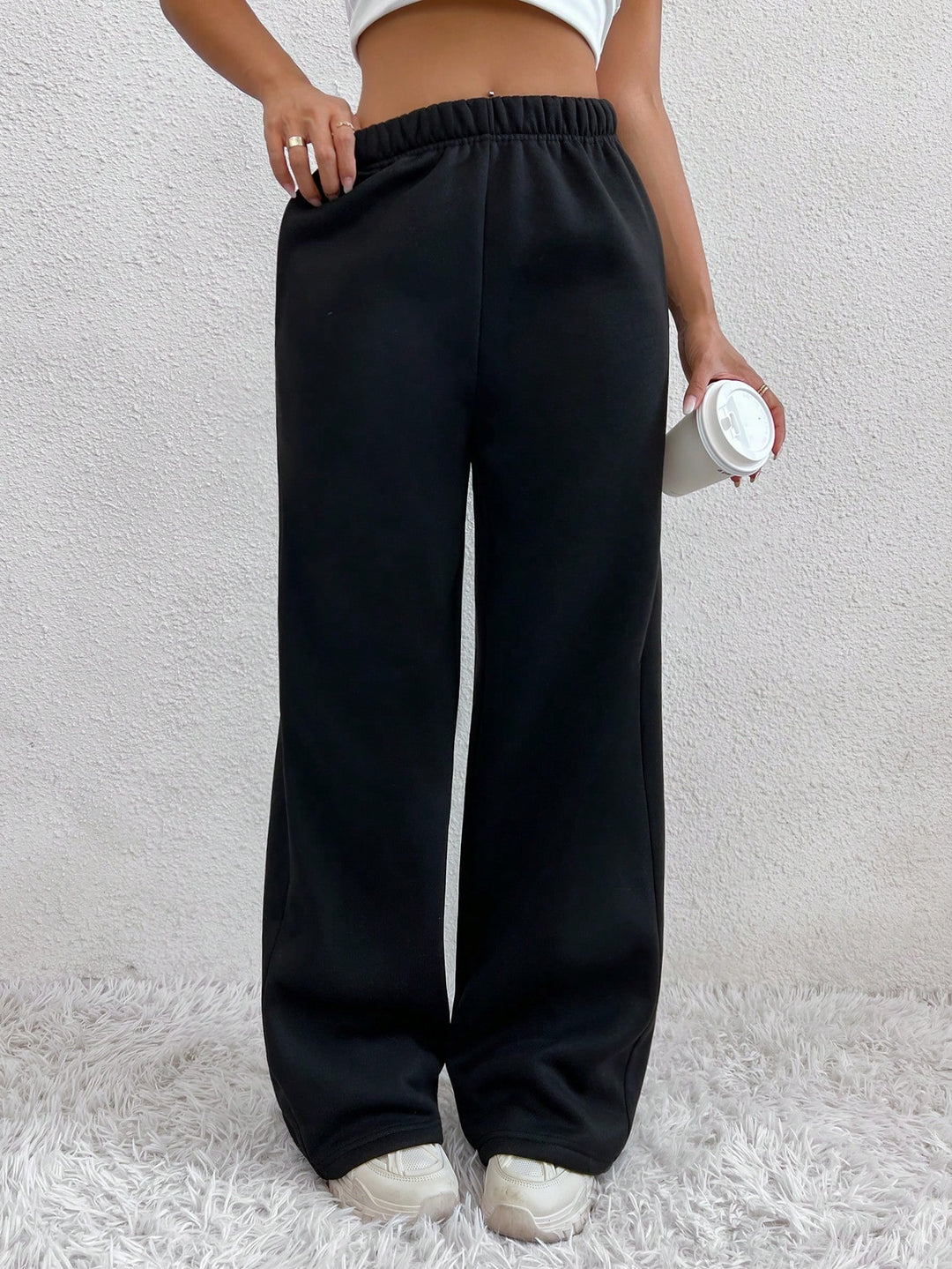 Pantaloni SHEIN, negru