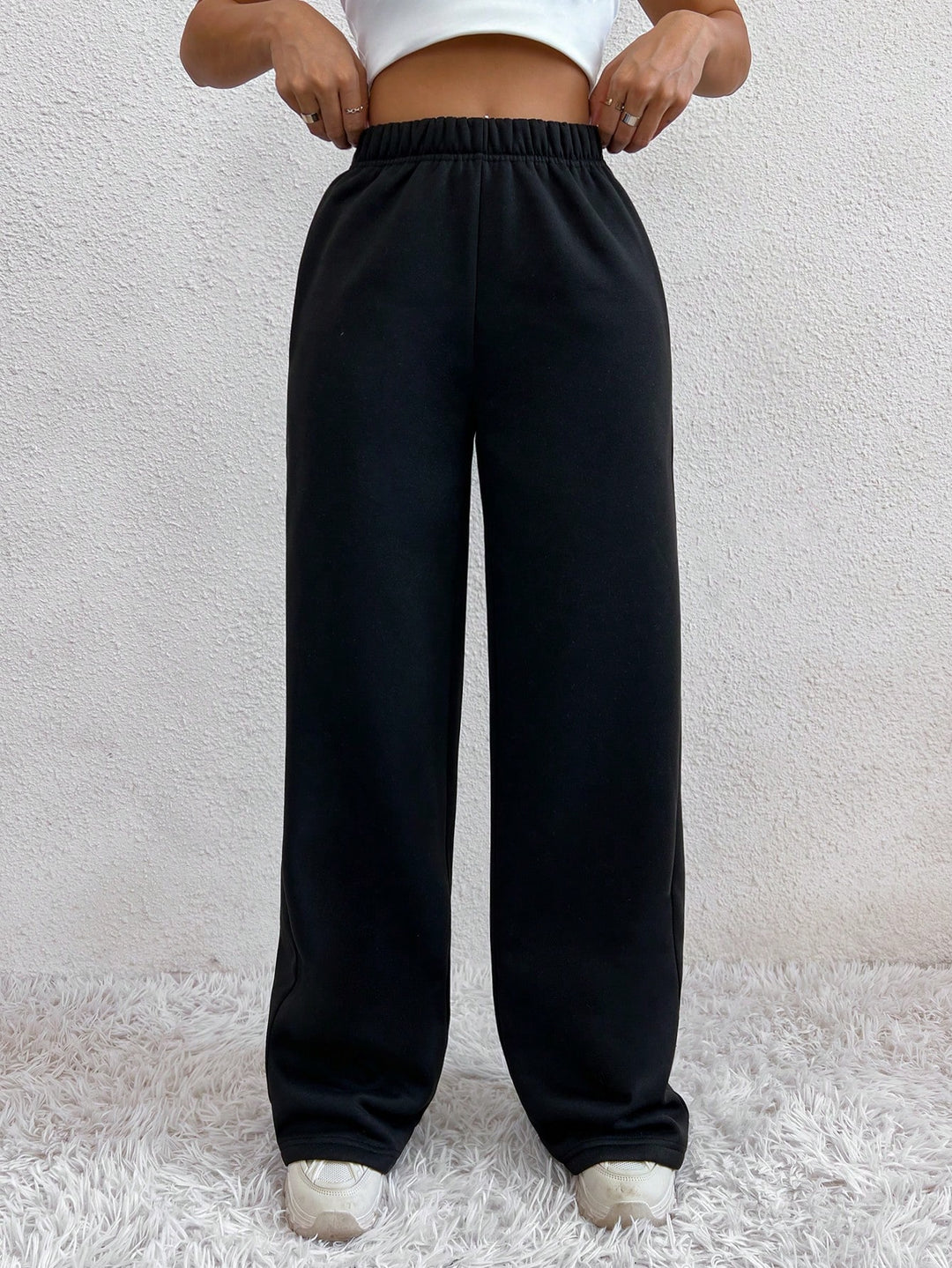 Pantaloni SHEIN, negru