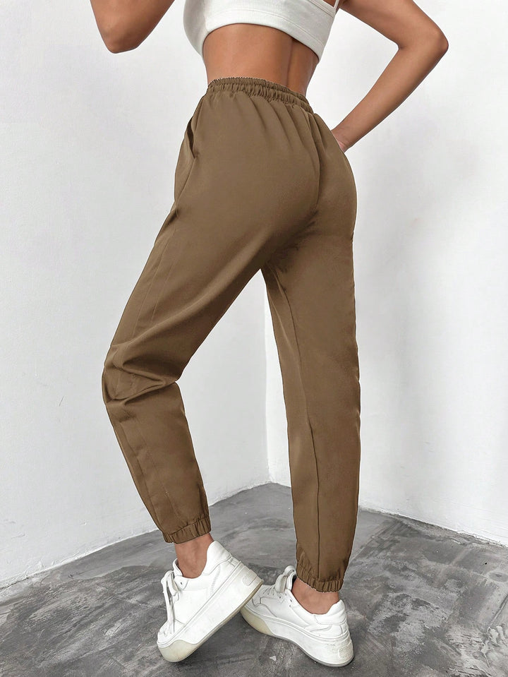 Pantaloni SHEIN, maro