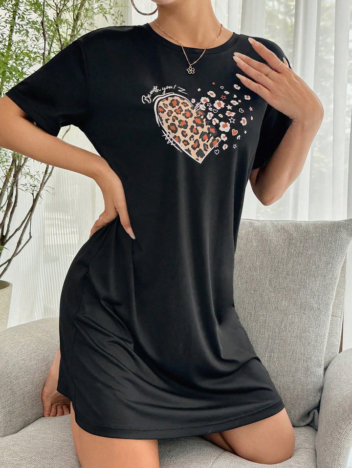 Rochie de noapte SHEIN, negru
