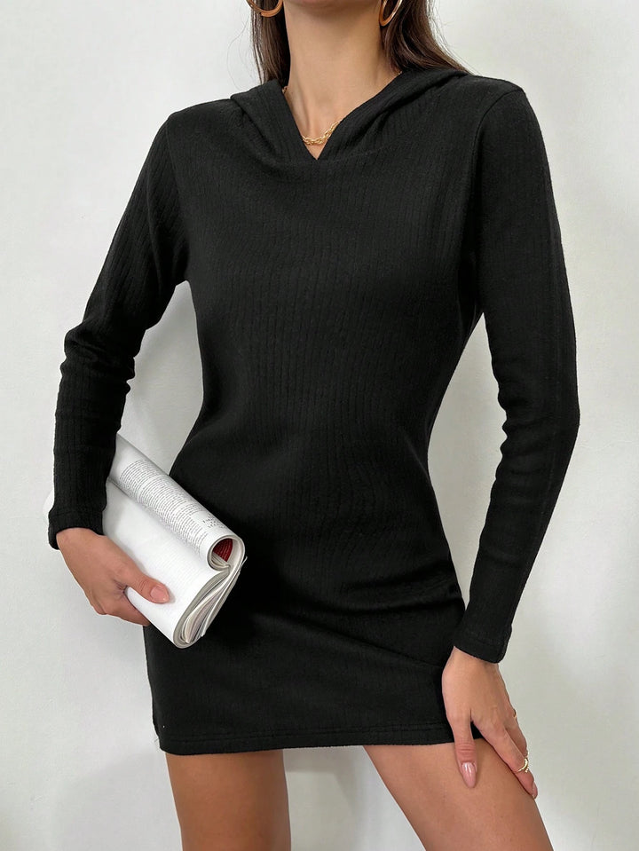 Rochie tip hanorac Shein, negru