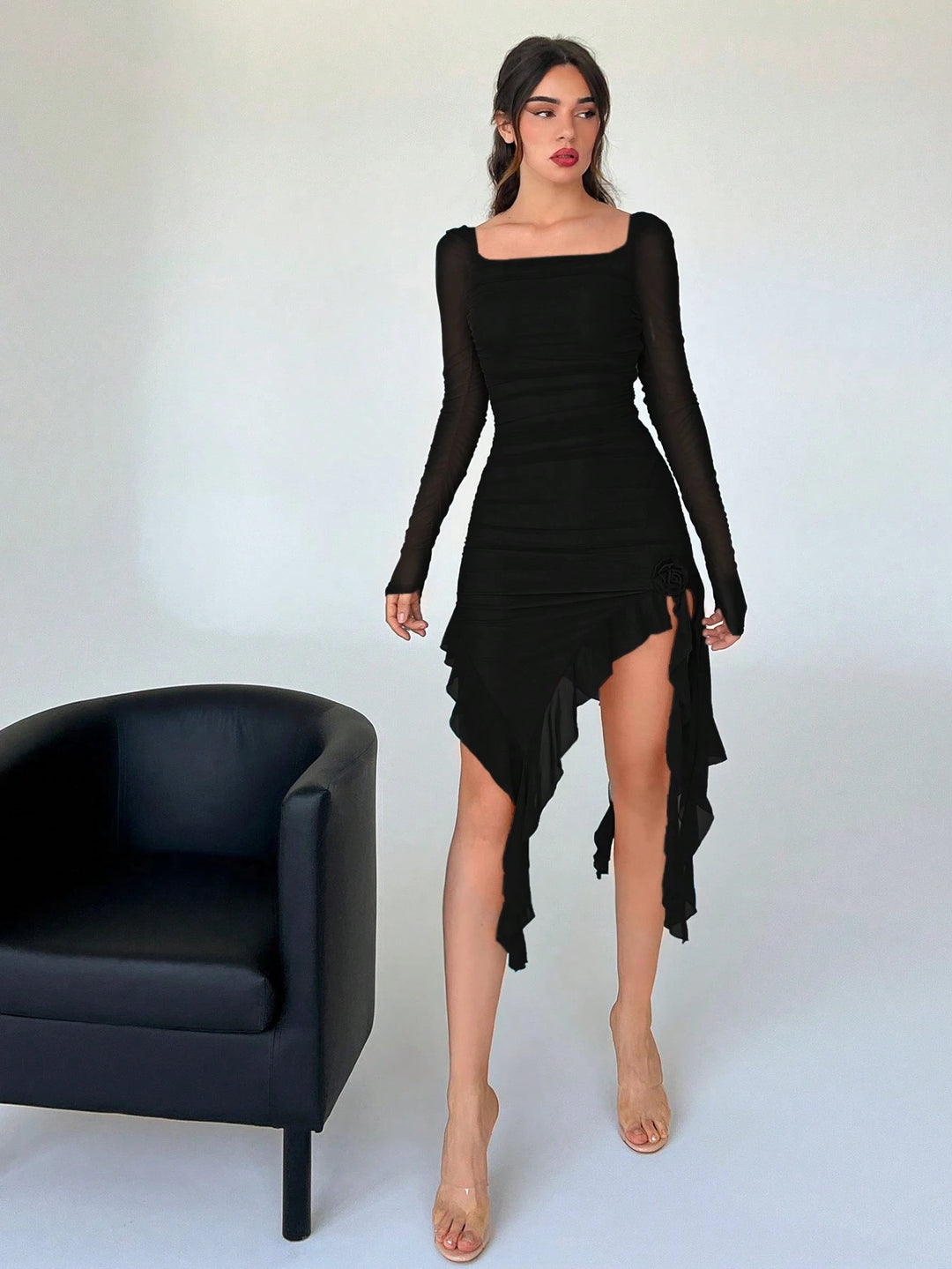 Rochie mini SHEIN, negru