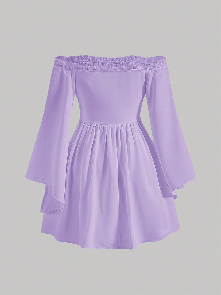 Rochie scurtă SHEIN, mov
