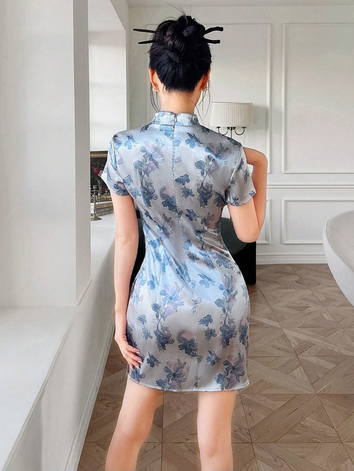 Rochie scurtă SHEIN, albastru