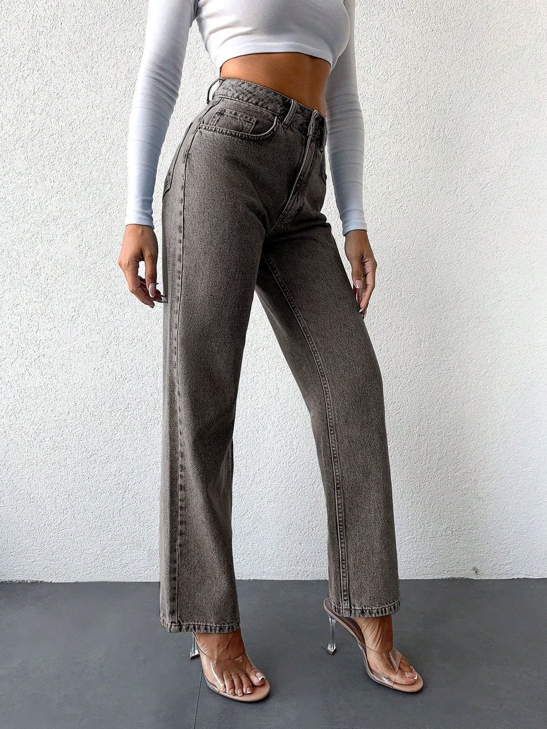 Jeans SHEIN, gri