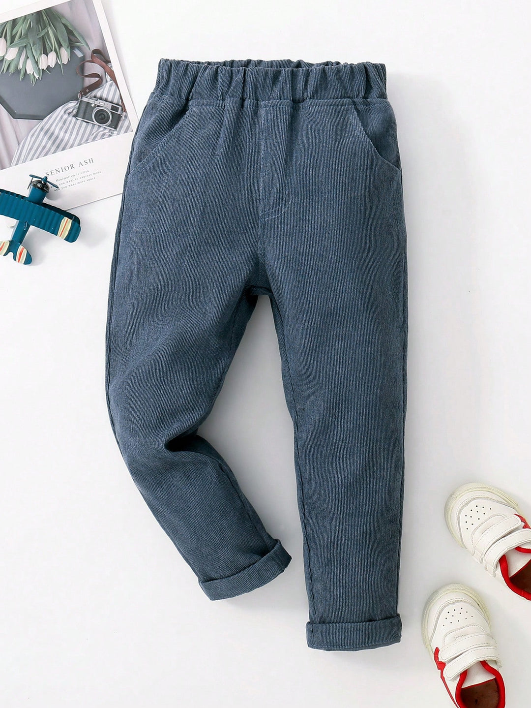 Pantaloni SHEIN, albastru