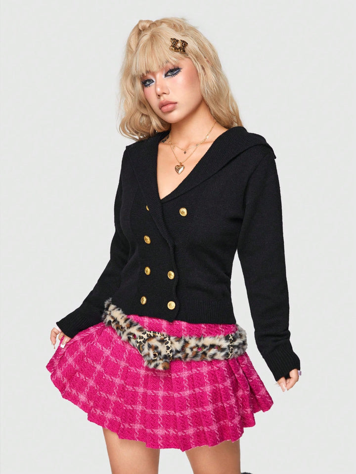Cardigan SHEIN, negru