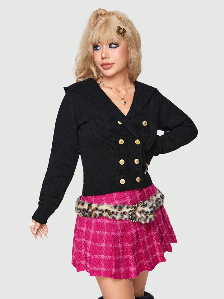 Cardigan SHEIN, negru