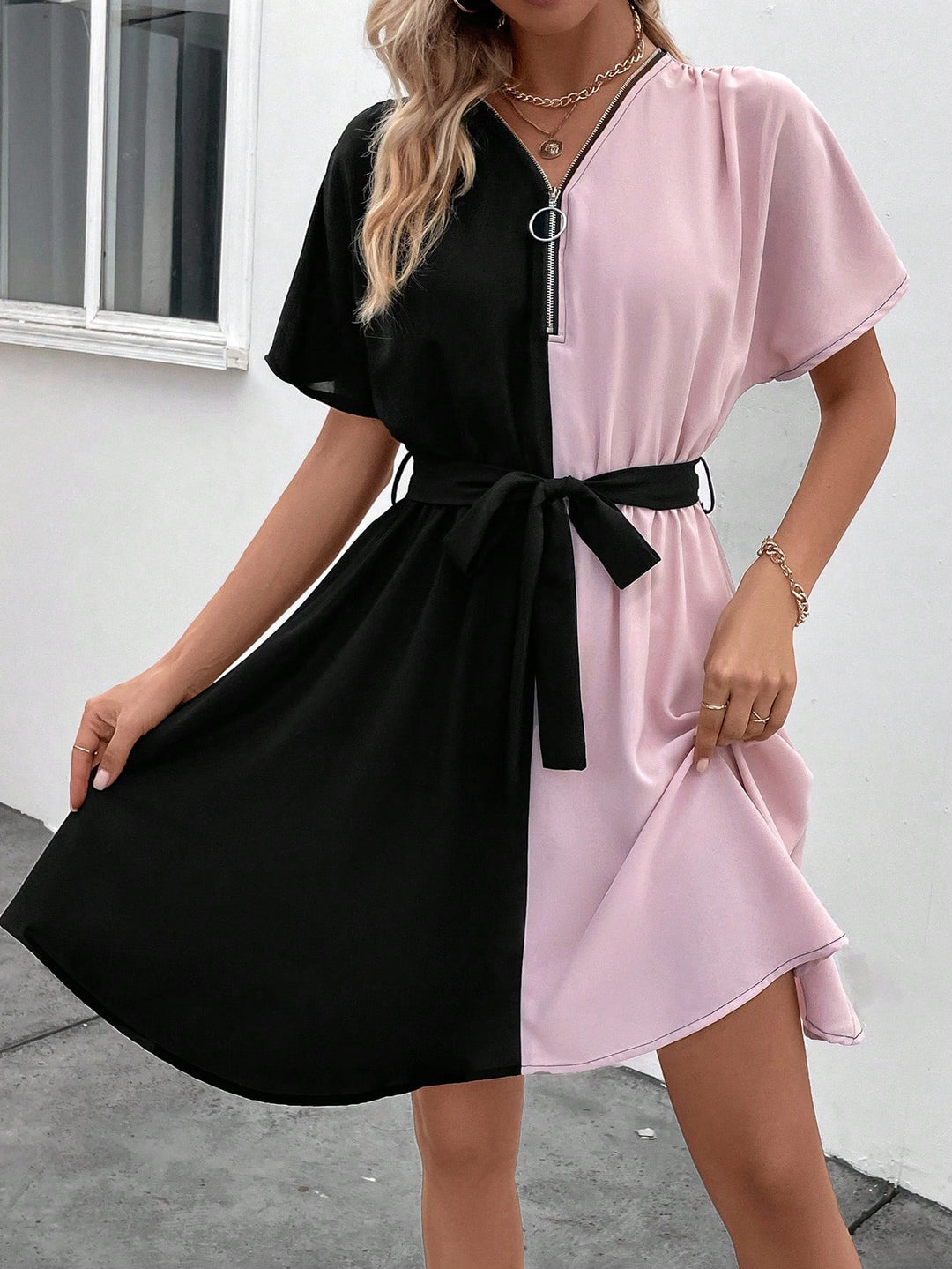 Rochie midi SHEIN, negru