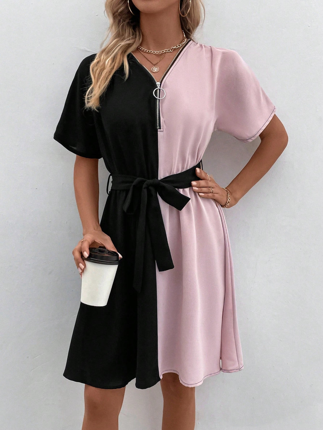 Rochie midi SHEIN, negru