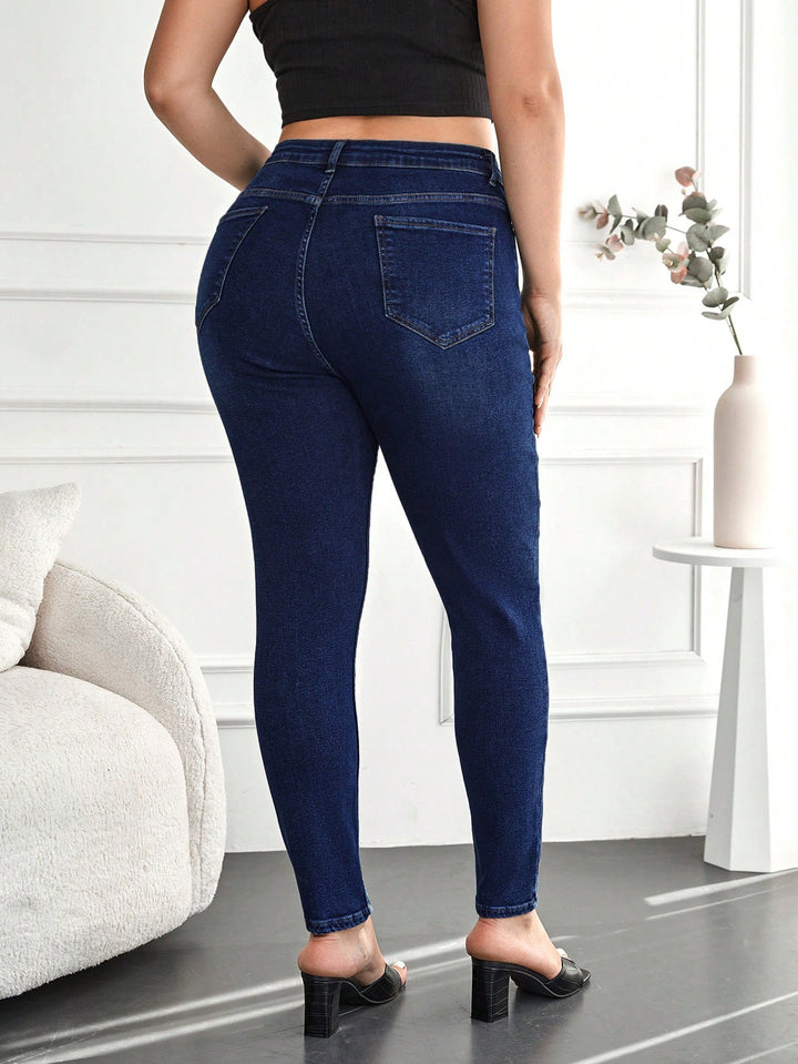 Jeans SHEIN, albastru