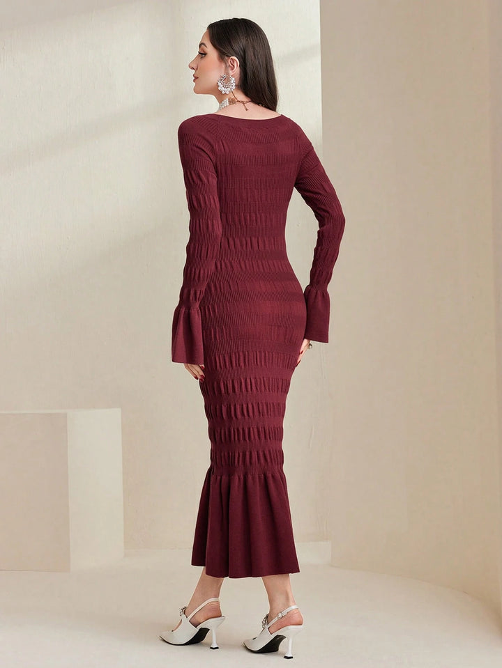 Rochie maxi Shein, vișiniu