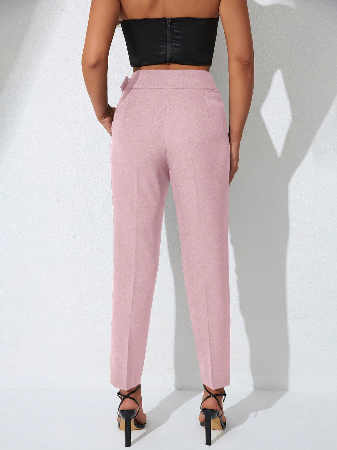 Pantaloni SHEIN, roz