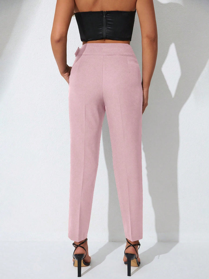 Pantaloni SHEIN, roz