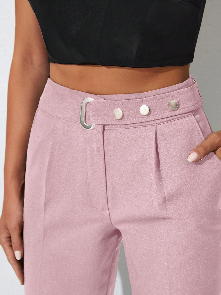 Pantaloni SHEIN, roz