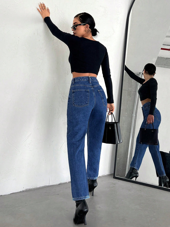 Jeans SHEIN, albastru