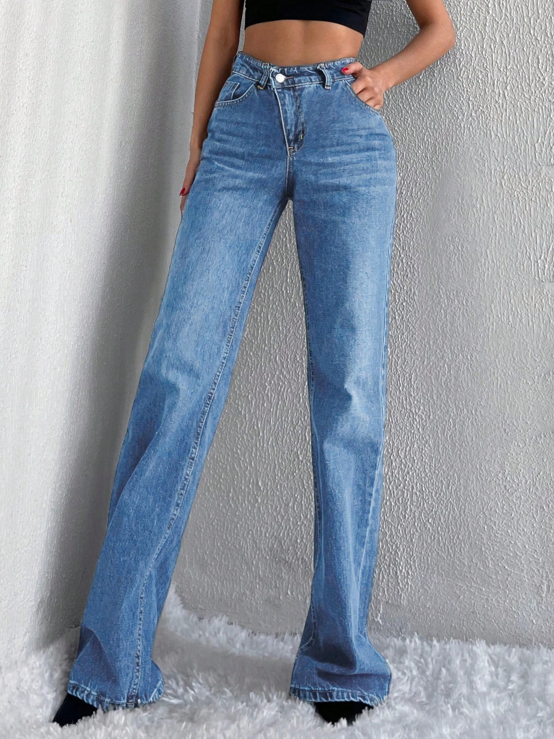 Jeans SHEIN, albastru