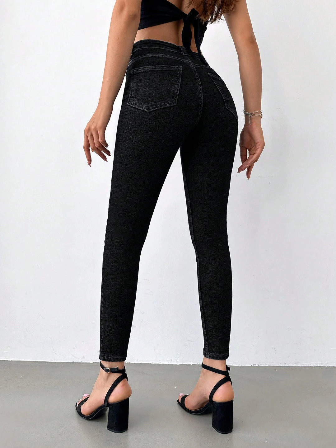 Jeans SHEIN, negru