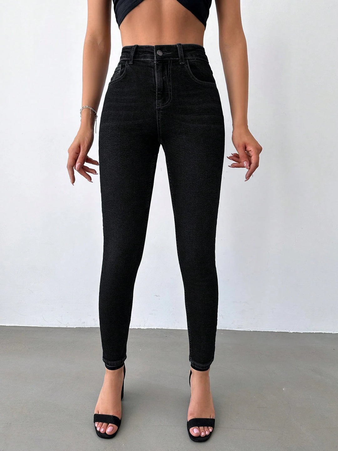 Jeans SHEIN, negru
