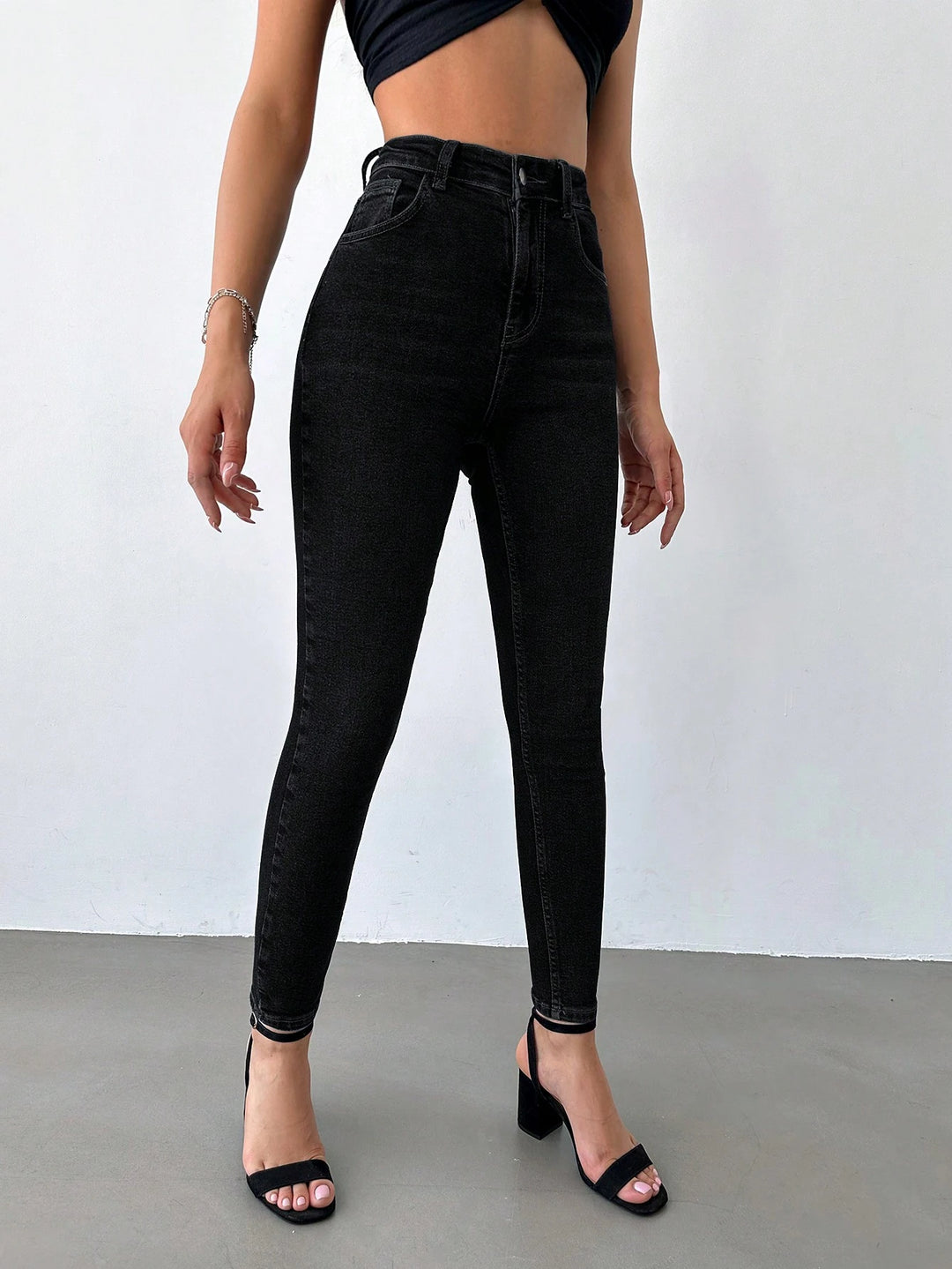 Jeans SHEIN, negru