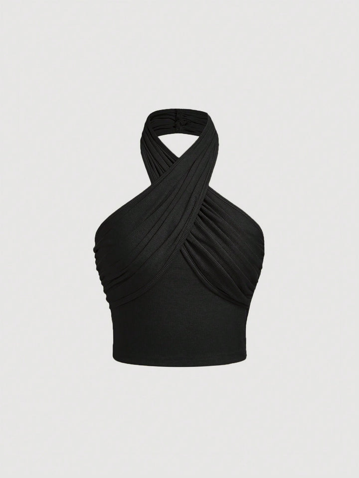 Top SHEIN, negru