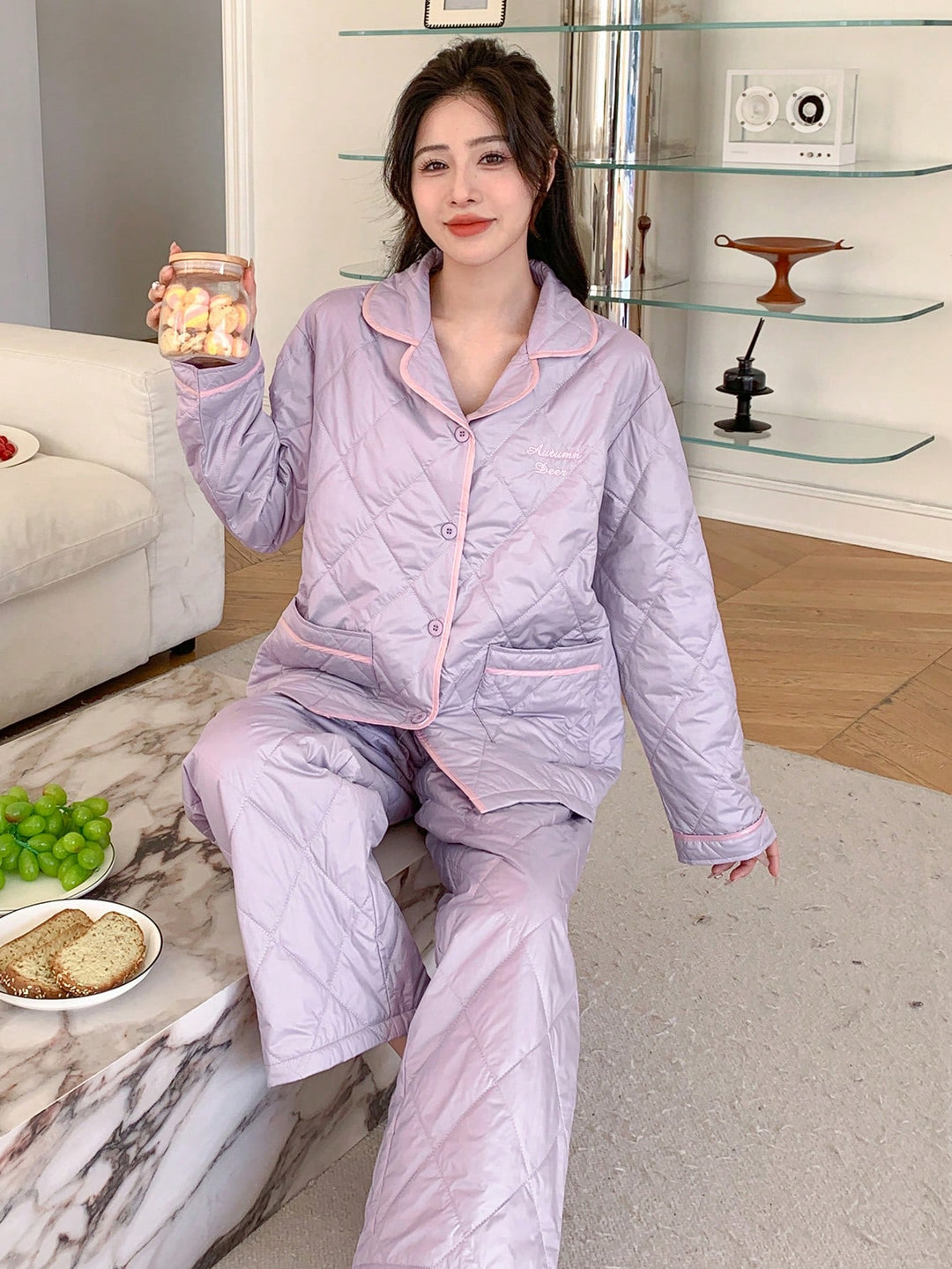 Set pijamale SHEIN, mov