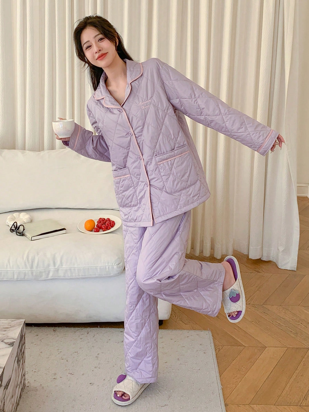 Set pijamale SHEIN, mov