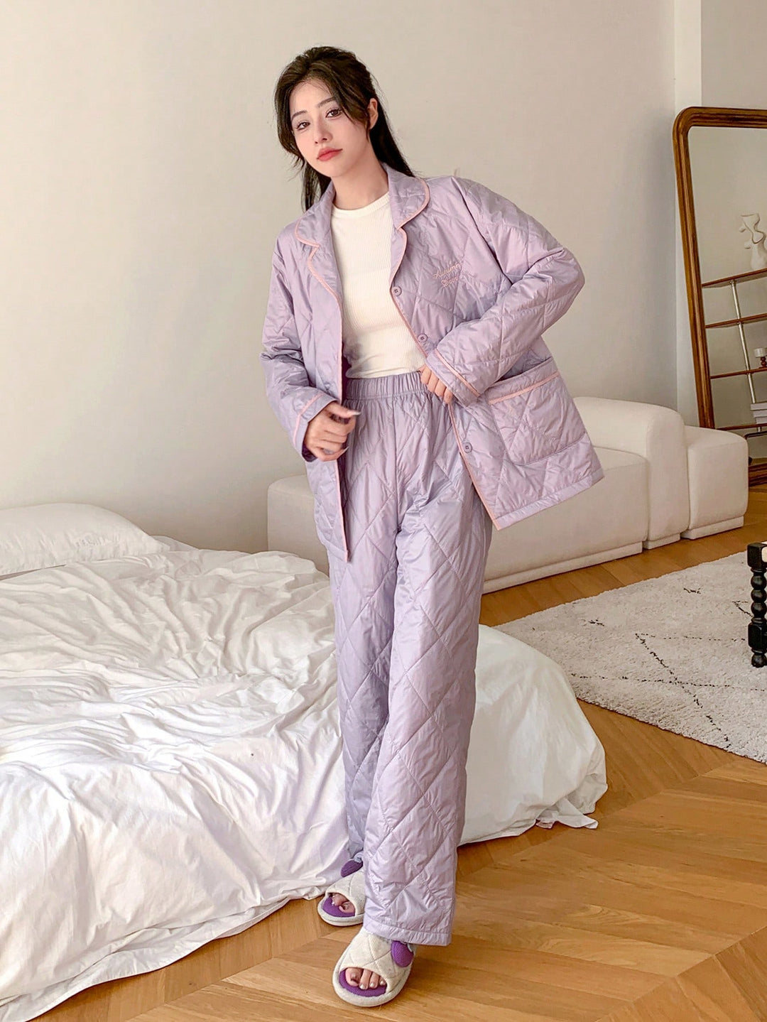 Set pijamale SHEIN, mov