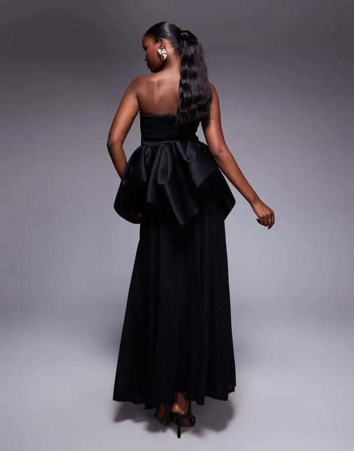 Rochie maxi ASOS, negru