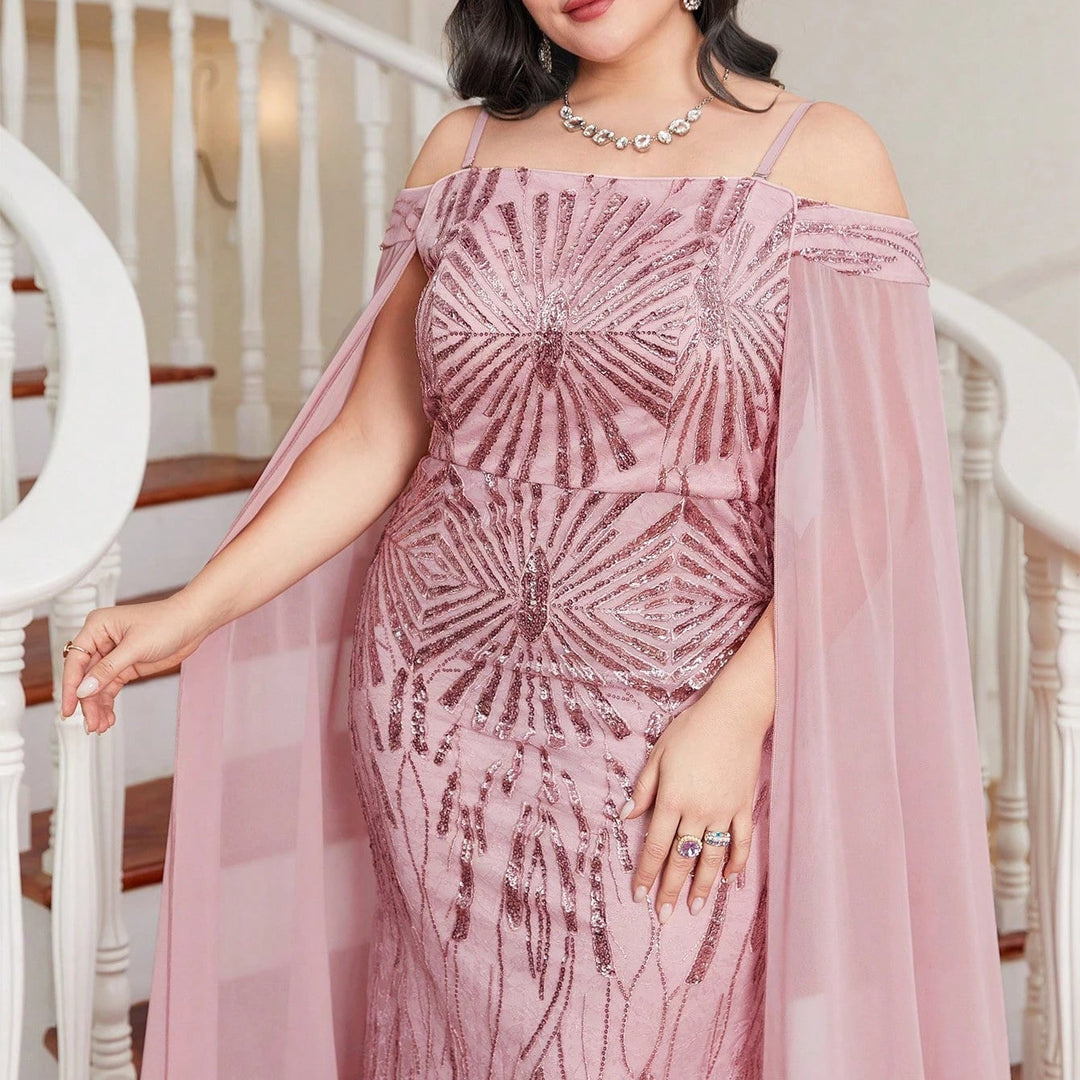 Rochie de ocazie SHEIN, roz
