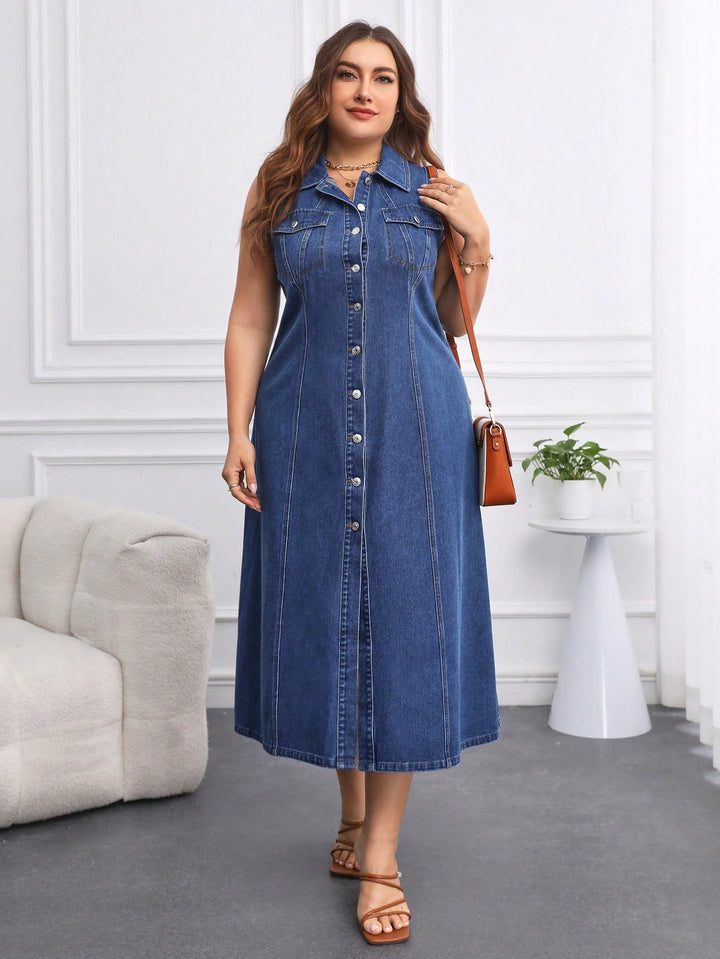Rochie maxi SHEIN, albastru