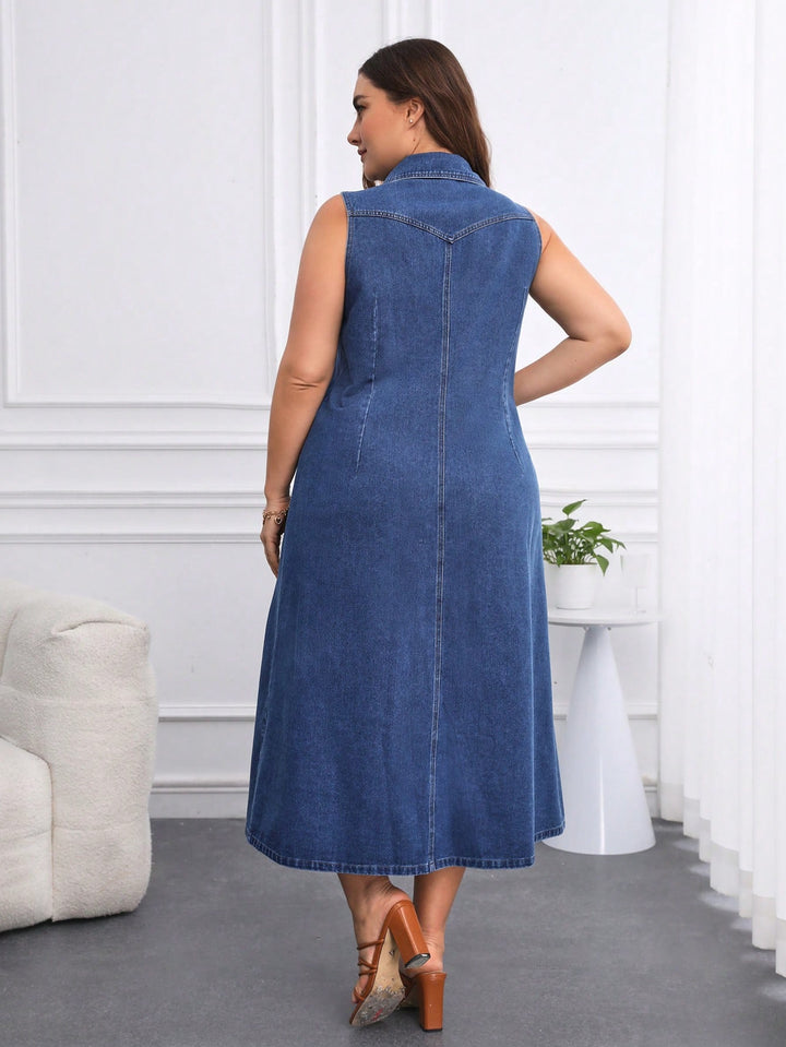 Rochie maxi SHEIN, albastru
