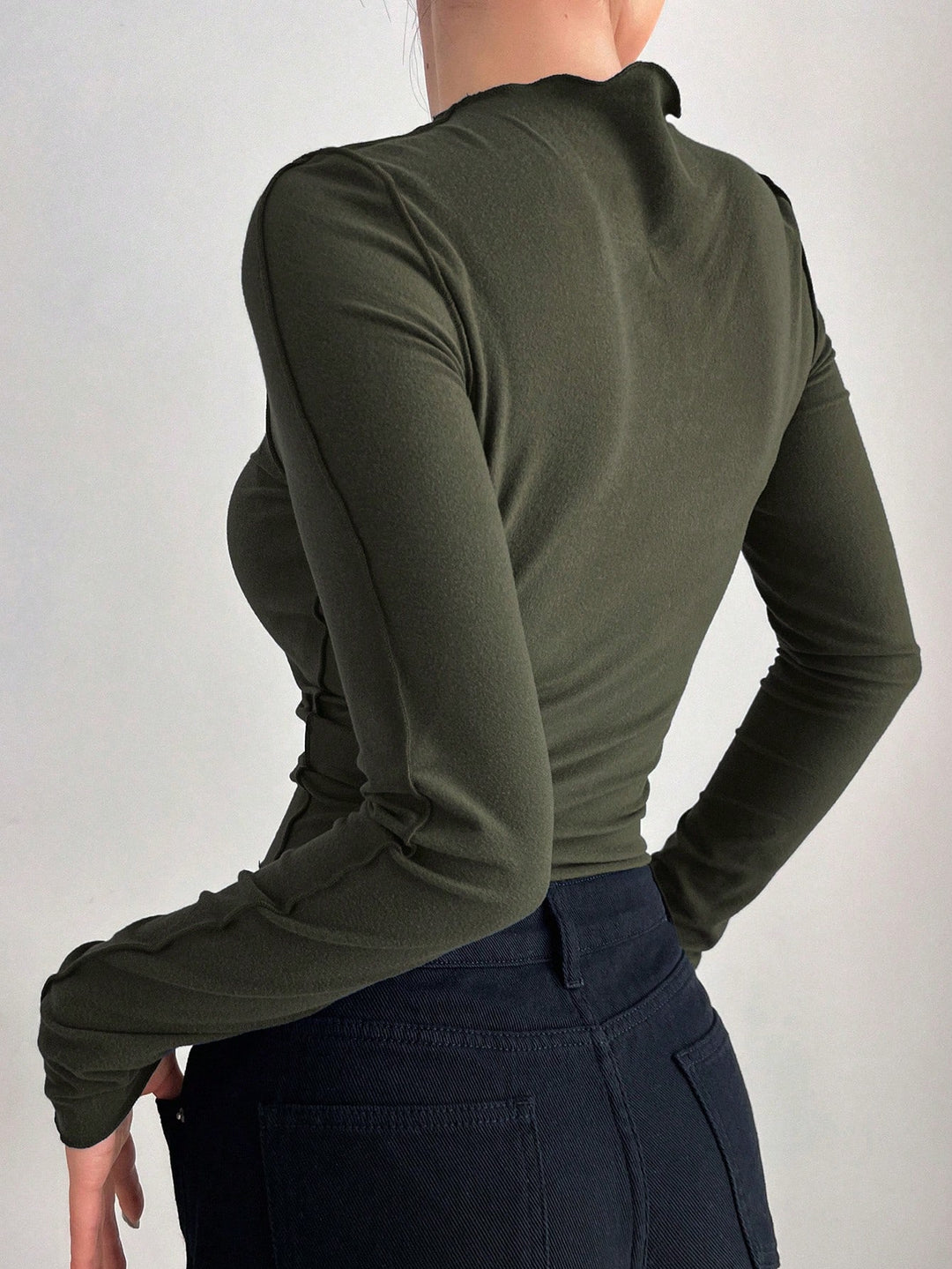 Tricou SHEIN, kaki