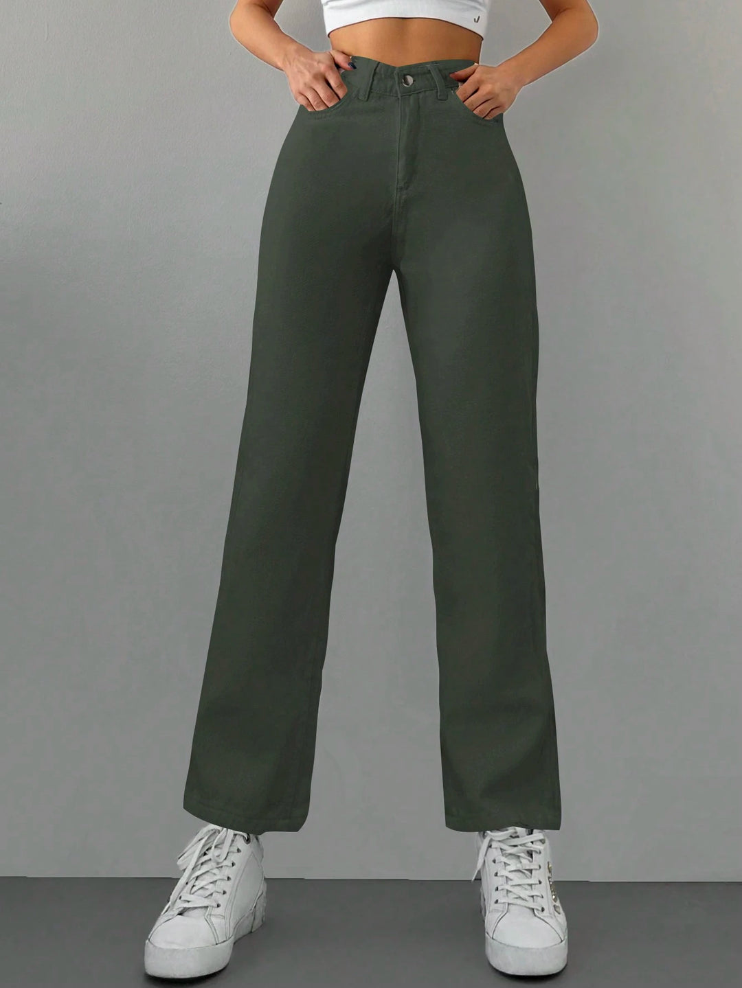 Jeans SHEIN, kaki