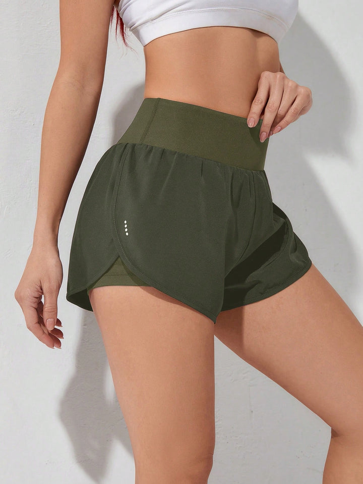 Pantaloni scurți SHEIN, kaki