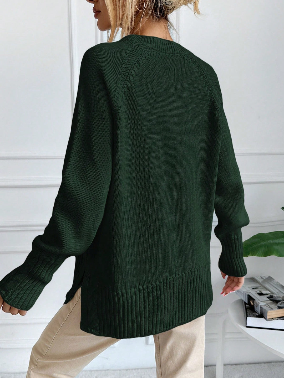 Pulover SHEIN, verde