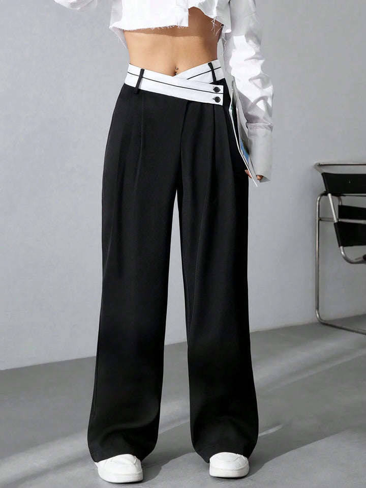 Pantaloni SHEIN, negru
