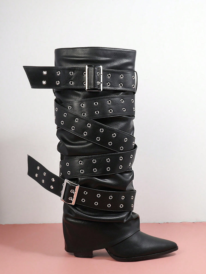 Cizme SHEIN, negru