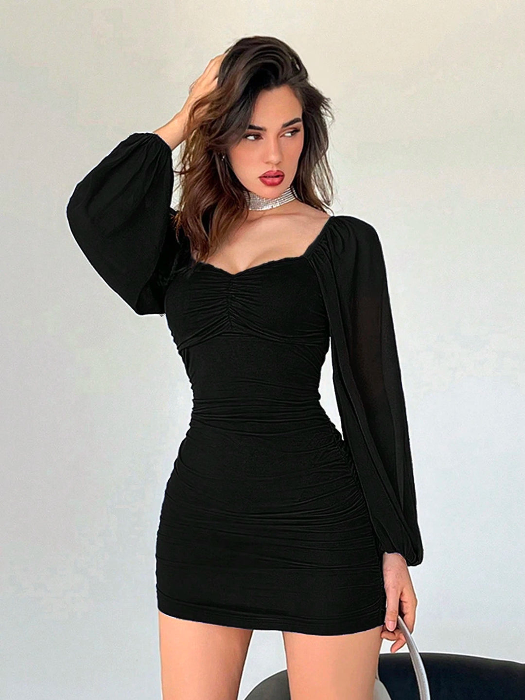 Rochie mini SHEIN, negru