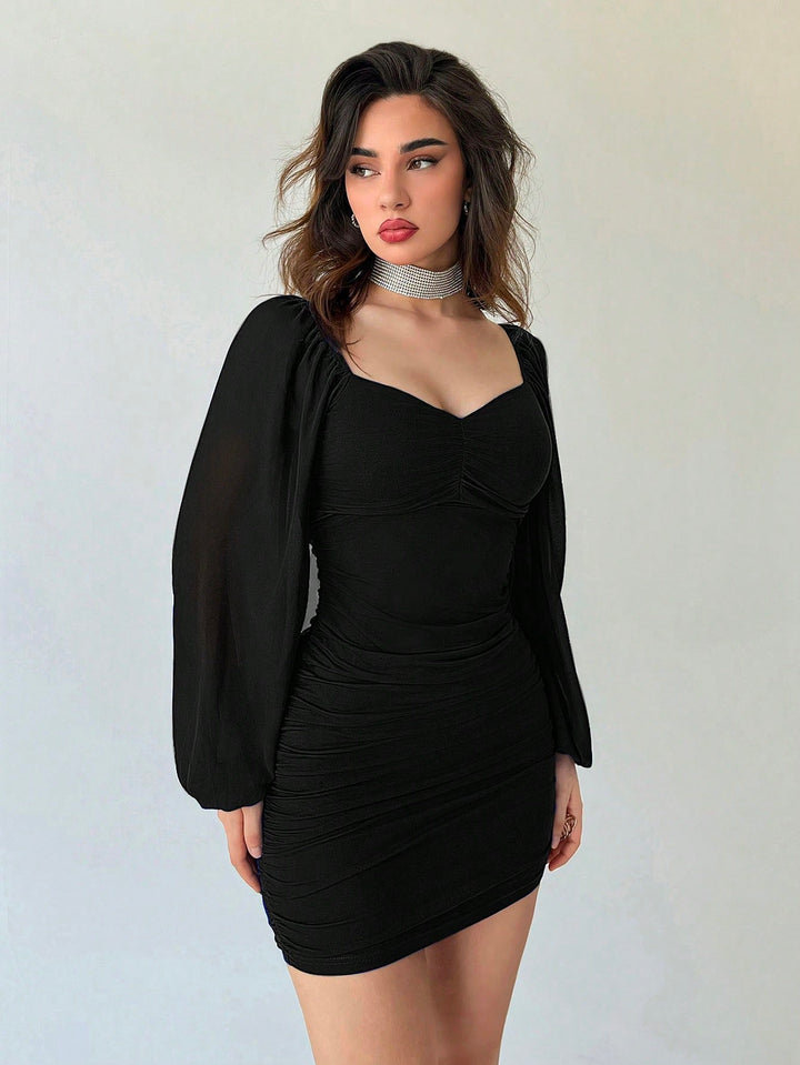 Rochie mini SHEIN, negru