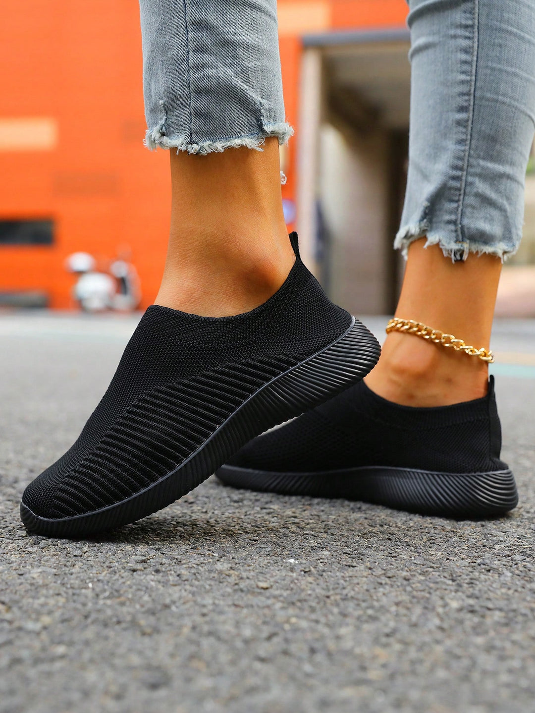Pantofi sport SHEIN, negru