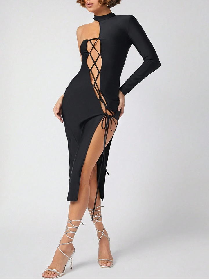 Rochie maxi SHEIN, negru