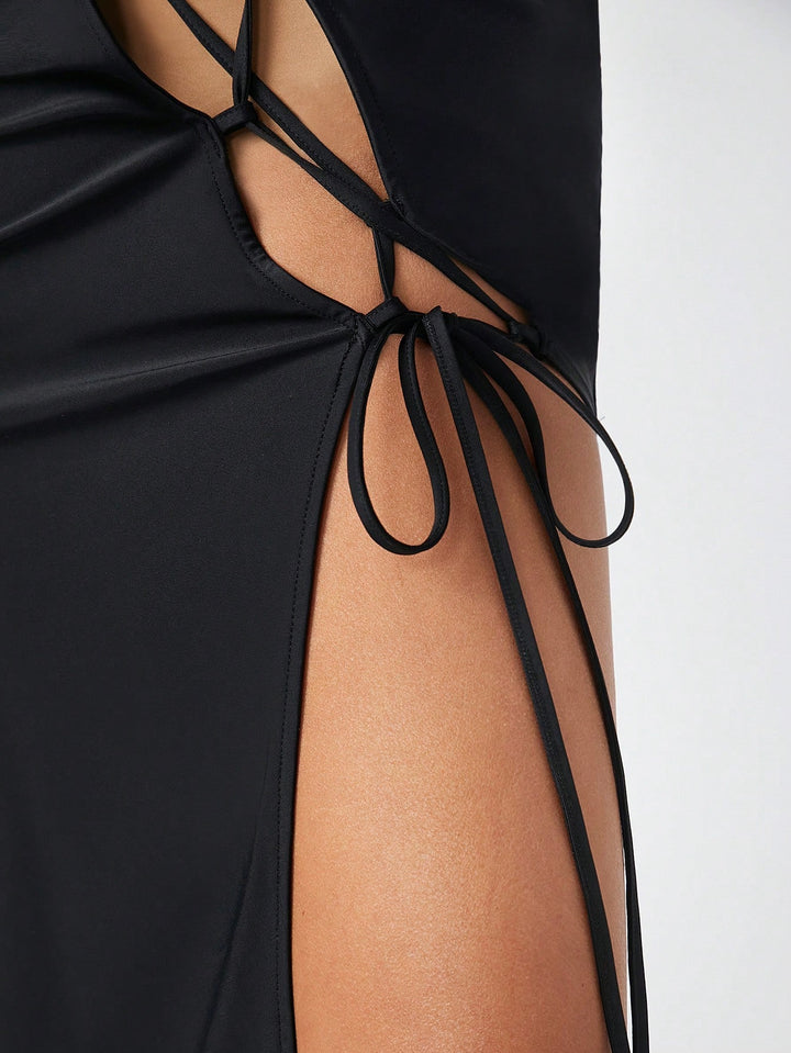 Rochie maxi SHEIN, negru
