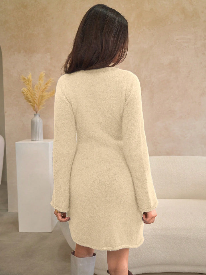 Rochie mini SHEIN, bej
