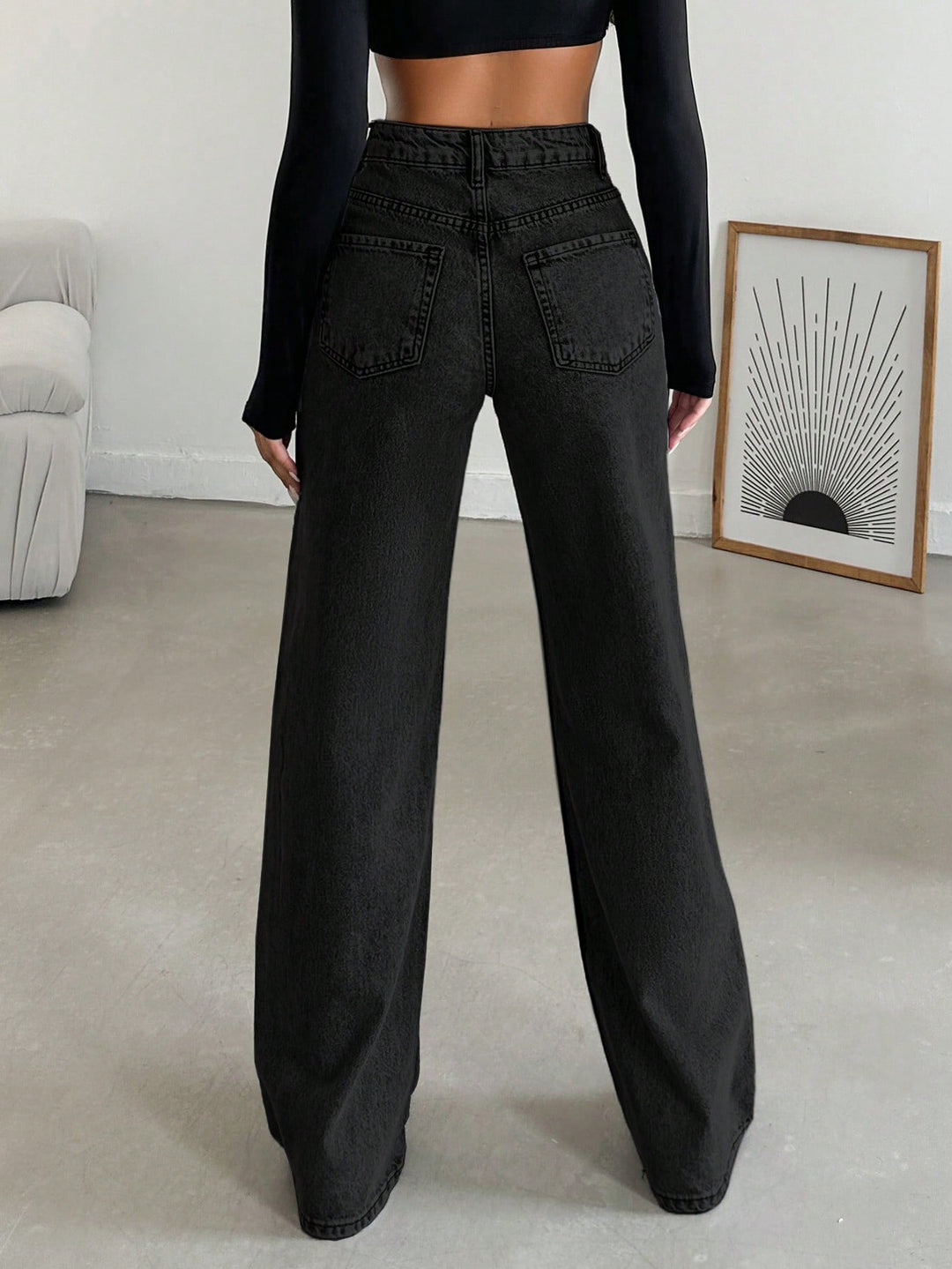Jeans SHEIN, negru