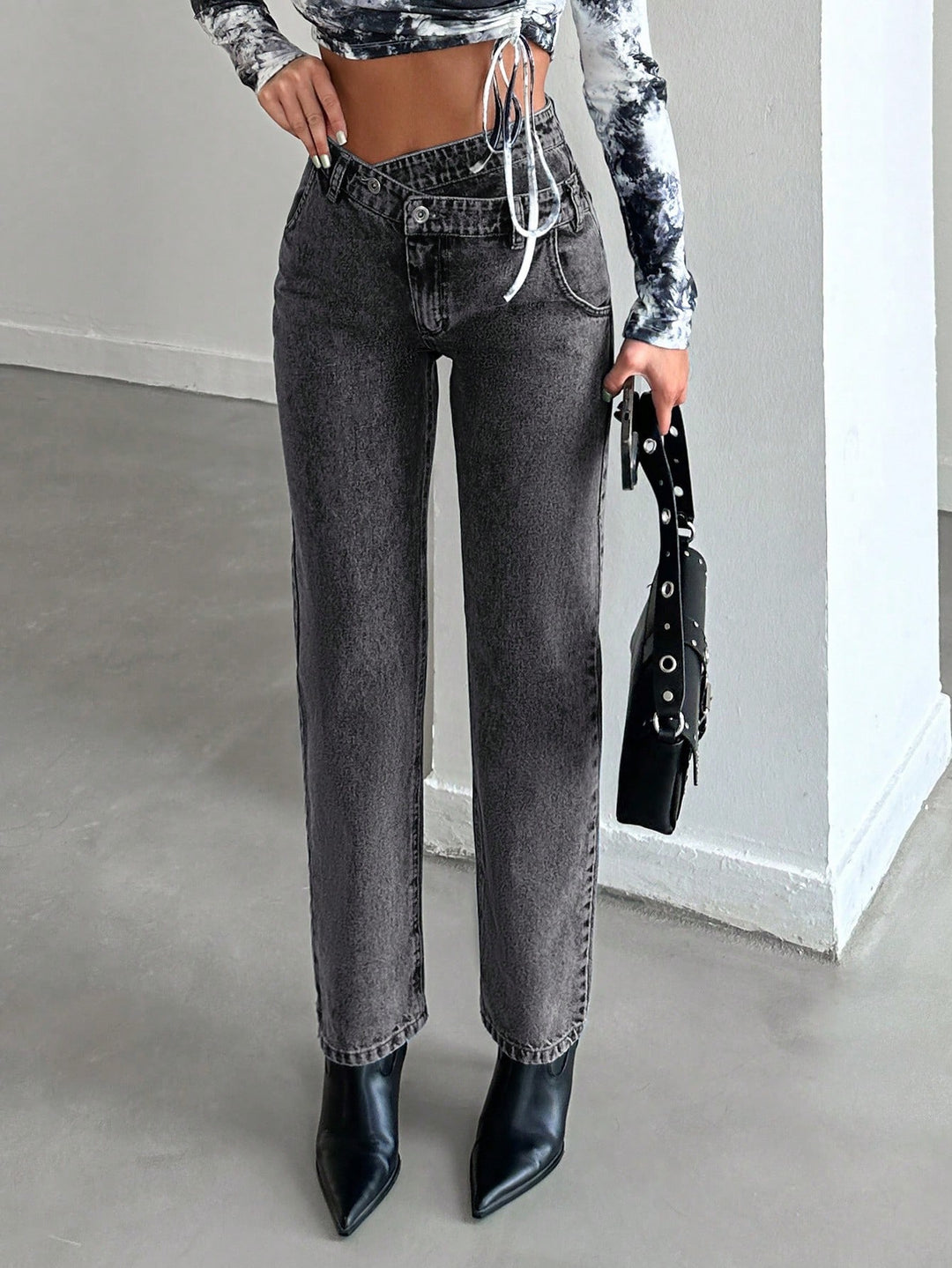 Jeans SHEIN, gri