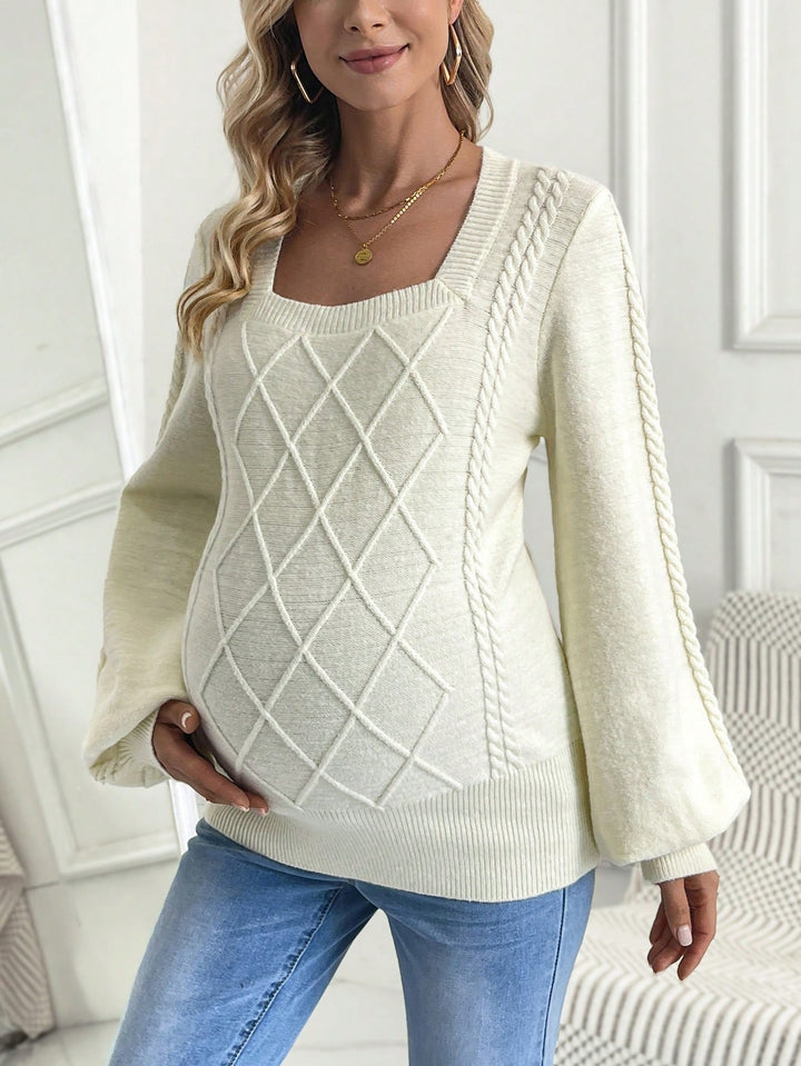 Pulover SHEIN, crem